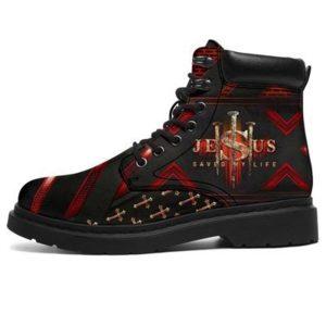Christian Boots Jesus Shoes Jesus Saved My Life Printed Boots Jesus Boots 3 epds8u.jpg