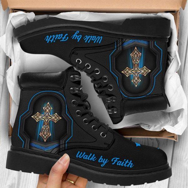 Christian Boots, Jesus Shoes, Jesus Walk By Faith Art Boots, Jesus Christ Shoes, Jesus Boots