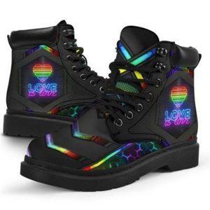Christian Boots Jesus Shoes LGBT Love Is Love Hexagon Season Boots Jesus Boots 2 qi5n0f.jpg