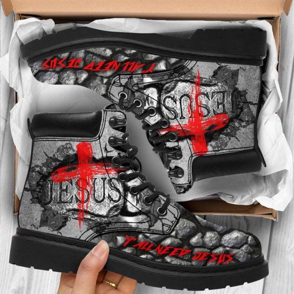 Christian Boots, Jesus Shoes, Y’All Need Jesus Boots, Jesus Boots