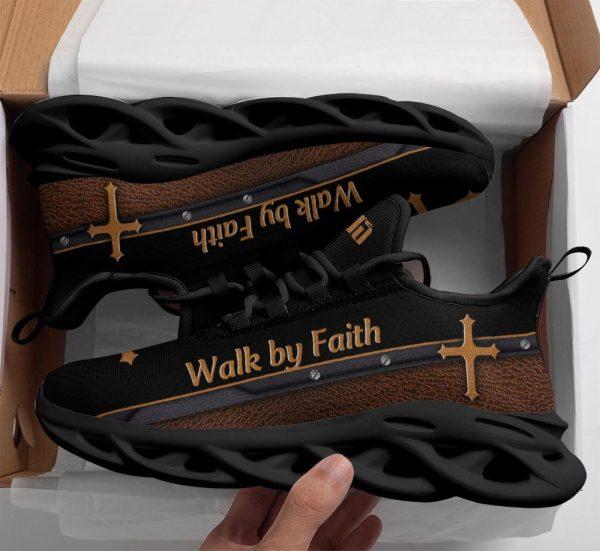 Christian Soul Shoes, Max Soul Shoes, Black Jesus Walk By Faith Christ Sneakers Max Soul Shoes, Jesus Shoes, Jesus Christ Shoes