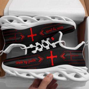 Christian Soul Shoes, Max Soul Shoes, Black Jesus Walk By Faith Running Sneakers Max Soul Shoes, Jesus Shoes, Jesus Christ Shoes