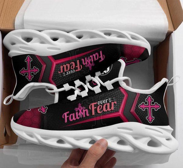 Christian Soul Shoes, Max Soul Shoes, Breast Cancer Running Sneakers Max Soul Shoes, Jesus Shoes, Jesus Christ Shoes