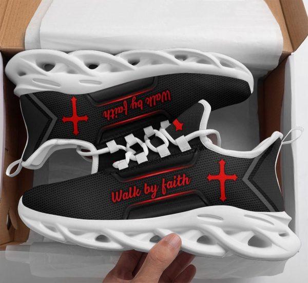 Christian Soul Shoes, Max Soul Shoes, Jesus Black Walk By Faith Running Shoes Max Soul Shoes, Jesus Shoes, Jesus Christ Shoes