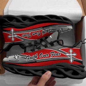 Christian Soul Shoes Max Soul Shoes Jesus Faith Over Fear Red And Black Running Sneakers Max Soul Shoes Jesus Shoes Jesus Christ Shoes 2 ealjzc.jpg