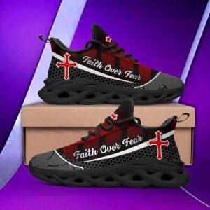 Christian Soul Shoes Max Soul Shoes Jesus Faith Over Fear Red Black Running Sneakers Max Soul Shoes Jesus Shoes Jesus Christ Shoes 4 nyguq9.jpg