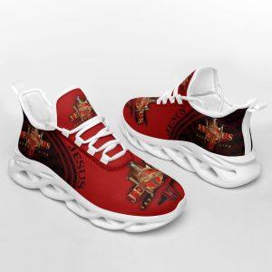 Christian Soul Shoes Max Soul Shoes Jesus Saved My Life Red Running Sneakers Max Soul Shoes Jesus Shoes Jesus Christ Shoes 3 dw2h3y.jpg