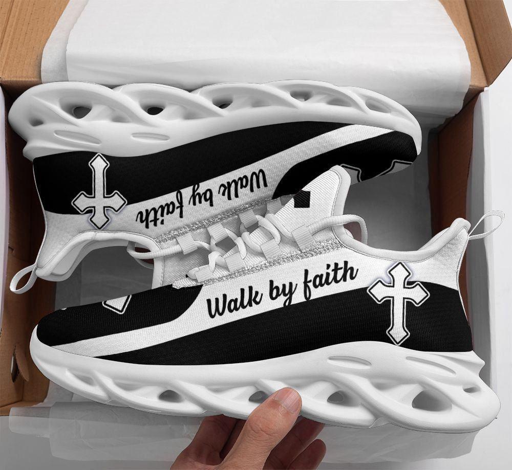 Christian Soul Shoes, Max Soul Shoes, Jesus Running Sneakers Black