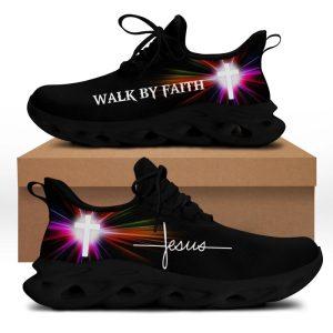 Christian Soul Shoes Max Soul Shoes Jesus Walk By Faith Running Sneakers White Black Art Max Soul Shoes Jesus Shoes Jesus Christ Shoes 4 xzdjwk.jpg