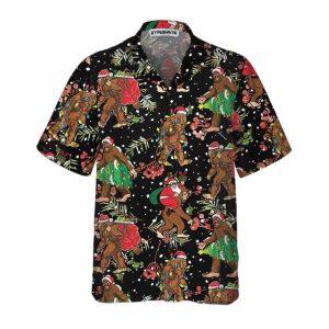 Christmas Hawaiian Shirt Bigfoot Santa Claus With Christmas Pattern Hawaiian Shirt Xmas Hawaiian Shirts 3 n2uuxz.jpg