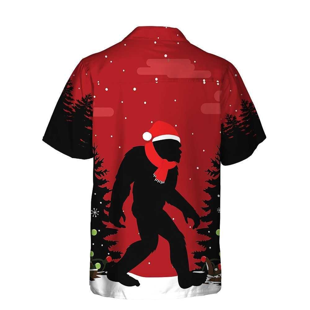 Christmas Hawaiian Shirt, Christmas Bigfoot In The Forest Hawaiian Shirt, Xmas Hawaiian Shirts Christmas Hawaiian Shirt, Christmas Bigfoot In The Forest Hawaiian Shirt, Xmas Hawaiian Shirts