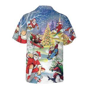 Christmas Hawaiian Shirt Christmas Come On Skateboard With Santa Hawaiian Shirt Xmas Hawaiian Shirts 2 b9iyn0.jpg