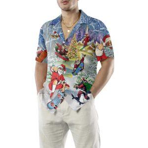 Christmas Hawaiian Shirt Christmas Come On Skateboard With Santa Hawaiian Shirt Xmas Hawaiian Shirts 4 r9mzj1.jpg