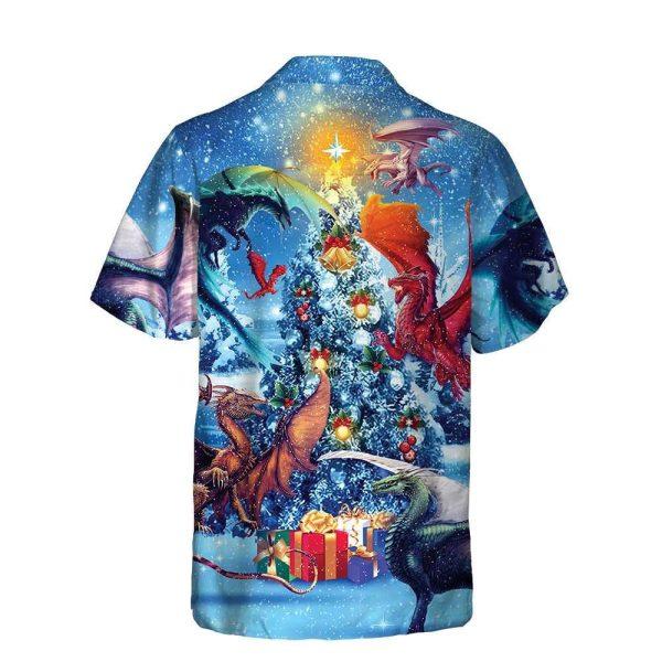 Christmas Hawaiian Shirt, Christmas Dragons Reunion Christmas Hawaiian Shirt, Xmas Hawaiian Shirts