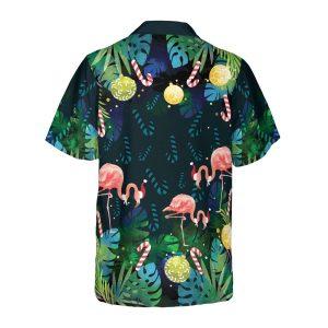 Christmas Hawaiian Shirt Christmas Flamingo Tropical Hawaiian Shirt Button Down Shirt Xmas Hawaiian Shirts 2 jhztcf.jpg