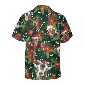 Christmas Hawaiian Shirt Christmas Goat With Poinsettia Flower Hawaiian Shirt Xmas Hawaiian Shirts 2 vtw57x.jpg