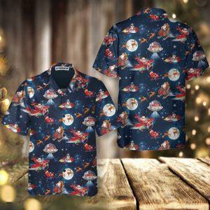 Christmas Hawaiian Shirt Christmas In Space Christmas Hawaiian Shirt With Santa Claus And Reindeer Pattern Xmas Hawaiian Shirts 4 sjrpfs.jpg