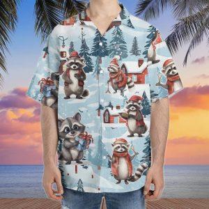 Christmas Hawaiian Shirt Christmas Raccoon Snowy Raccoon Summer Hawaiian Shirt Xmas Hawaiian Shirts 3 gmyyan.jpg