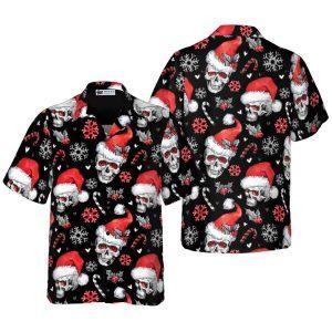 Christmas Hawaiian Shirt Christmas Skulls With Candy Canes Christmas Hawaiian Shirt Xmas Hawaiian Shirts 1 fqsy9c.jpg