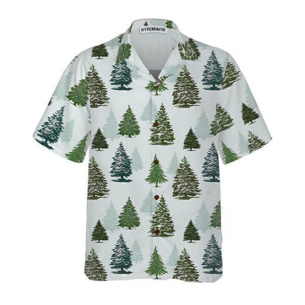 Christmas Hawaiian Shirt, Christmas Tree Pattern Shirt For Men Christmas Hawaiian Shirt, Xmas Hawaiian Shirts