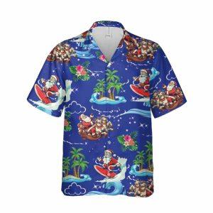 Christmas Hawaiian Shirt Christmas Tropical Sea Santa Clause Surfing Hawaiian Shirt Xmas Hawaiian Shirts 1 h5ozrc.jpg