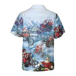 Christmas Hawaiian Shirt Driving With Santa On Christmas Hawaiian Shirt Motorcycle Christmas Shirt Xmas Hawaiian Shirts 2 lshbxo.jpg