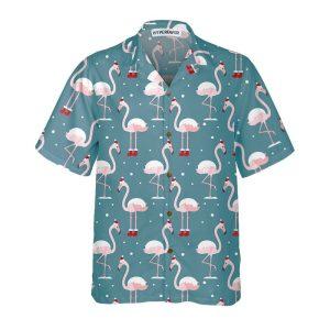 Christmas Hawaiian Shirt Flamingo On Christmas Holiday Hawaiian Shirt Xmas Hawaiian Shirts 3 t6nras.jpg