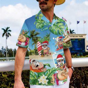Christmas Hawaiian Shirt Funny Santa Claus In Aloha Hawaiian Shirt Xmas Hawaiian Shirts 4 iskldr.jpg