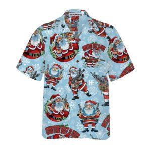 Christmas Hawaiian Shirt Funny Santa Claus With Machine Gun Christmas Hawaiian Shirt Xmas Hawaiian Shirts 3 x4jgdh.jpg