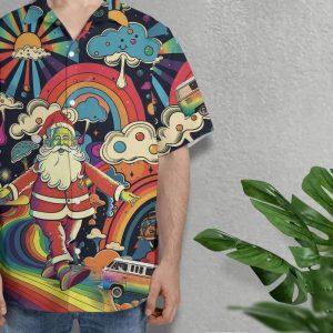 Christmas Hawaiian Shirt Hippie Santa Mushroom Hawaiian Shirt Xmas Hawaiian Shirts 3 wtpdyx.jpg