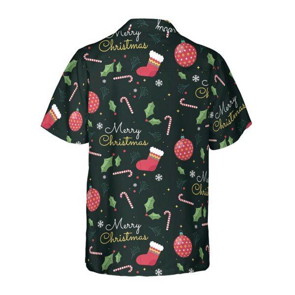 Christmas Hawaiian Shirt, Merry Christmas Pattern Hawaiian Shirt, Xmas Hawaiian Shirts