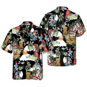 Christmas Hawaiian Shirt, Merry Christmas Santa Claus Hawaii Shirt, Xmas Hawaiian Shirts
