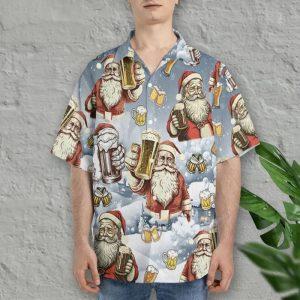 Christmas Hawaiian Shirt Santa Beer Hawaiian Shirt For Men Women Xmas Hawaiian Shirts 3 hepsdl.jpg