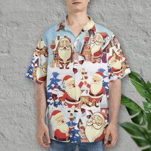 Christmas Hawaiian Shirt Santa Cheers Hawaiian Shirts For Men Women Xmas Hawaiian Shirts 3 xshzwy.jpg