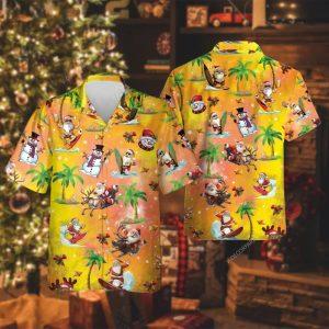 Christmas Hawaiian Shirt Santa Clause Surfing Unisex Hawaiian Shirt Xmas Hawaiian Shirts 2 grbvmm.jpg