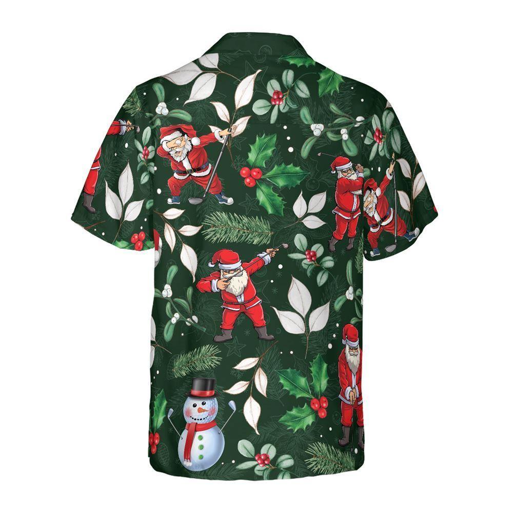 Christmas Hawaiian Shirt, Santa Playing Golf Pattern Hawaiian Shirt, Xmas Hawaiian Shirts Christmas Hawaiian Shirt, Santa Playing Golf Pattern Hawaiian Shirt, Xmas Hawaiian Shirts