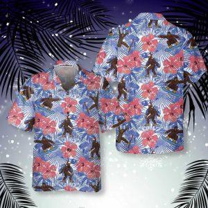 Christmas Hawaiian Shirt Tropical Christmas Bigfoot Hawaiian Shirt Xmas Hawaiian Shirts 5 agazvh.jpg