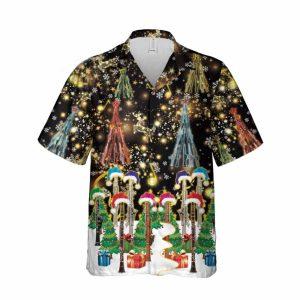 Christmas Hawaiian Shirt Xmas Clarinet Trumpet Button Down Hawaiian Shirt Xmas Hawaiian Shirts 1 vrswca.jpg