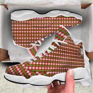 Christmas JD13 Shoes Christmas Shoes Argyle Christmas Themed Print Pattern Jd13 Shoes Christmas Shoes 2023 3 bda8m1.jpg