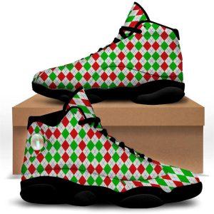 Christmas JD13 Shoes Christmas Shoes Argyle Merry Christmas Print Pattern Jd13 Shoes Christmas Shoes 2023 4 z4w56f.jpg