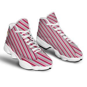 Christmas JD13 Shoes, Christmas Shoes, Candy Cane Striped Christmas Print Jd13 Shoes, Christmas Shoes 2023