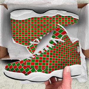 Christmas JD13 Shoes Christmas Shoes Checkered Merry Christmas Print Pattern Jd13 Shoes Christmas Shoes 2023 3 my1im6.jpg