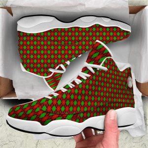 Christmas JD13 Shoes Christmas Shoes Christmas Argyle Red And Green Print Jd13 Shoes Christmas Shoes 2023 3 hu2pfj.jpg