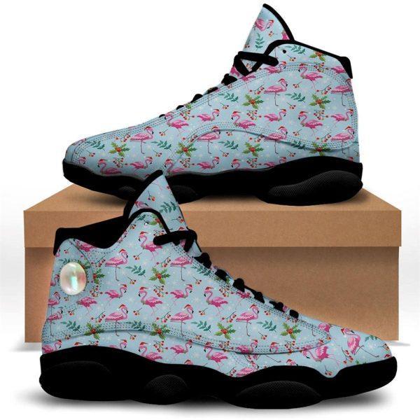 Christmas JD13 Shoes, Christmas Shoes, Christmas Flamingo Pink Print Pattern Jd13 Shoes, Christmas Shoes 2023