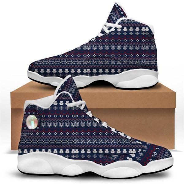 Christmas JD13 Shoes, Christmas Shoes, Christmas Scandinavian Print Pattern Jd13 Shoes, Christmas Shoes 2023