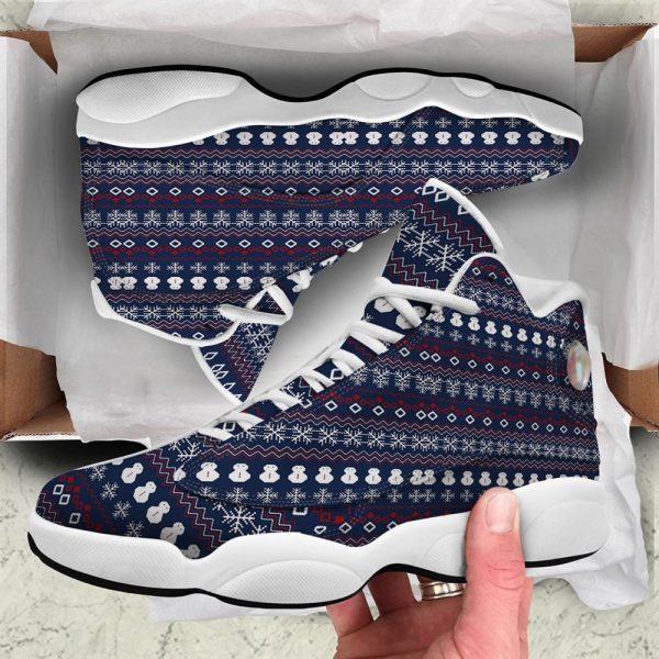 Christmas JD13 Shoes, Christmas Shoes, Christmas Scandinavian Print Pattern Jd13 Shoes, Christmas Shoes 2023
