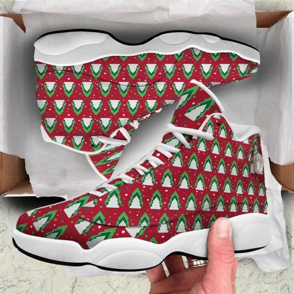 Christmas JD13 Shoes, Christmas Shoes, Dots Merry Christmas Print Pattern Jd13 Shoes, Christmas Shoes 2023