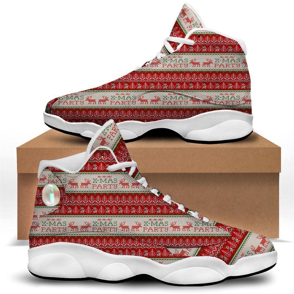 Christmas JD13 Shoes, Christmas Shoes, Festive Christmas Knitted Print Pattern Jd13 Shoes, Christmas Shoes 2023 Christmas JD13 Shoes, Christmas Shoes, Festive Christmas Knitted Print Pattern Jd13 Shoes, Christmas Shoes 2023