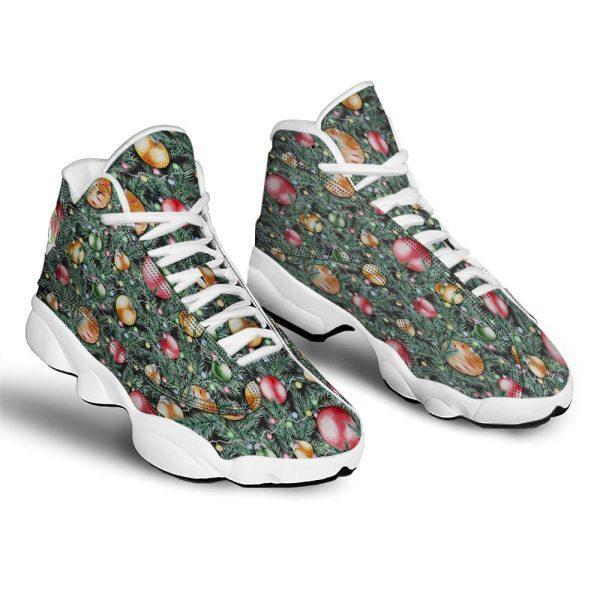 Christmas JD13 Shoes, Christmas Shoes, Merry Christmas Watercolor Print Pattern Jd13 Shoes, Christmas Shoes 2023