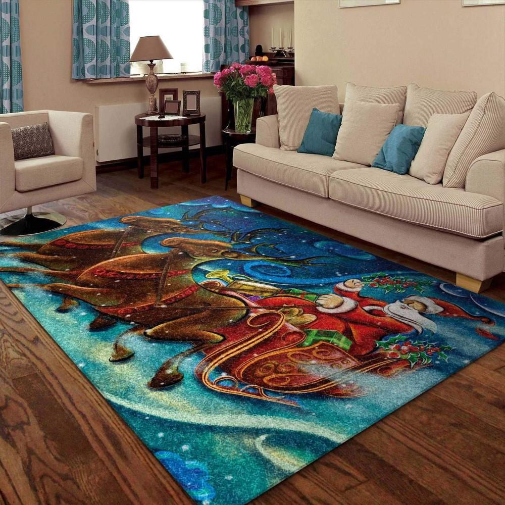 Christmas Rugs, Christmas Area Rugs, Candlelit Comfort With Christmas Limited Edition Rug, Christmas Floor Mats